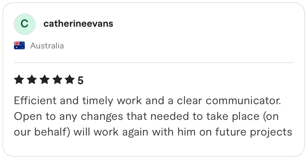 Client review screenshot 5