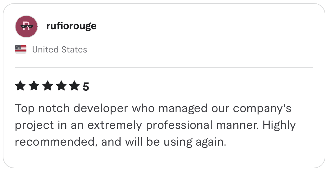 Client review screenshot 8