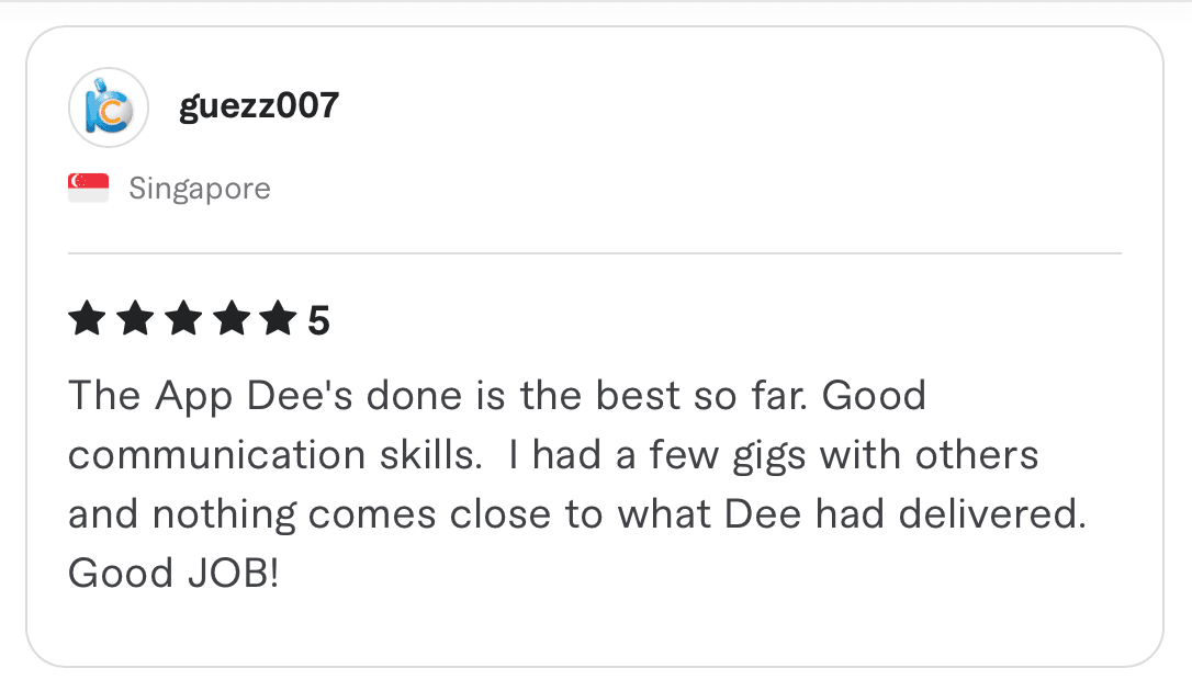 Client review screenshot 6