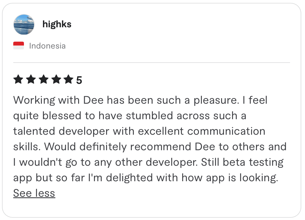 Client review screenshot 3